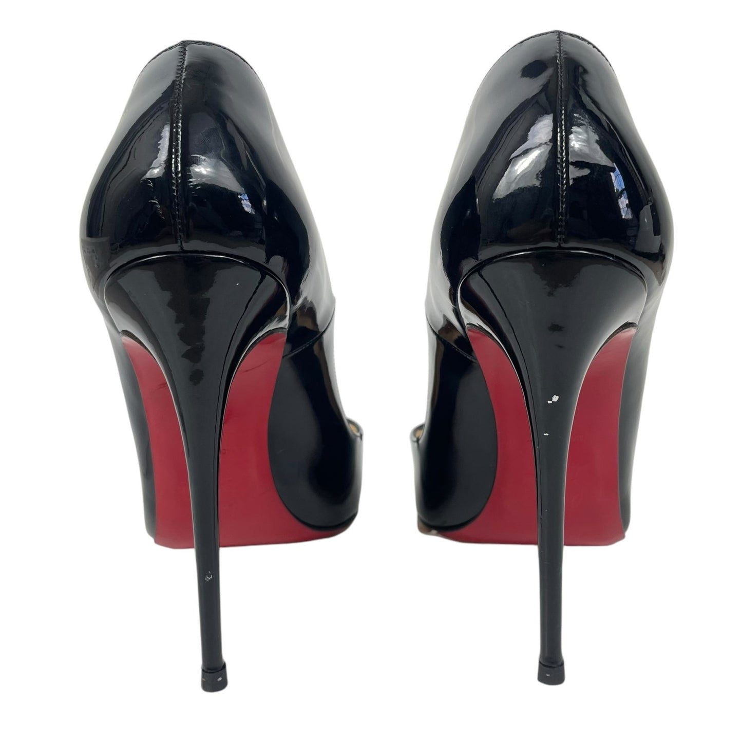 Christian Louboutin So Kate 120mm Patent Leather Pumps Black Size 39.5