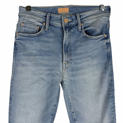 Mother The Insider Crop Jeans Step Fray Hem Limited Edition Wash Size 26