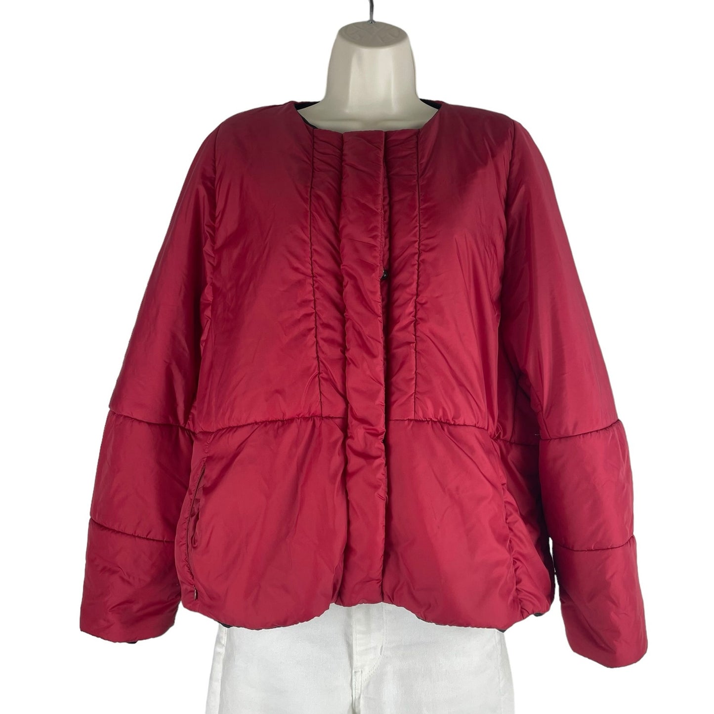 I'M ISOLA Marras Red Full Zip Puffer Jacket Red Size 40/ US 4