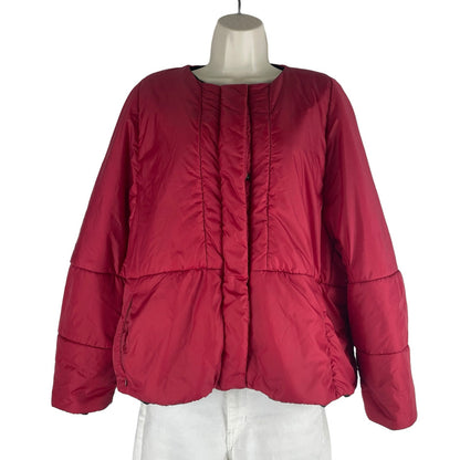 I'M ISOLA Marras Red Full Zip Puffer Jacket Red Size 40/ US 4