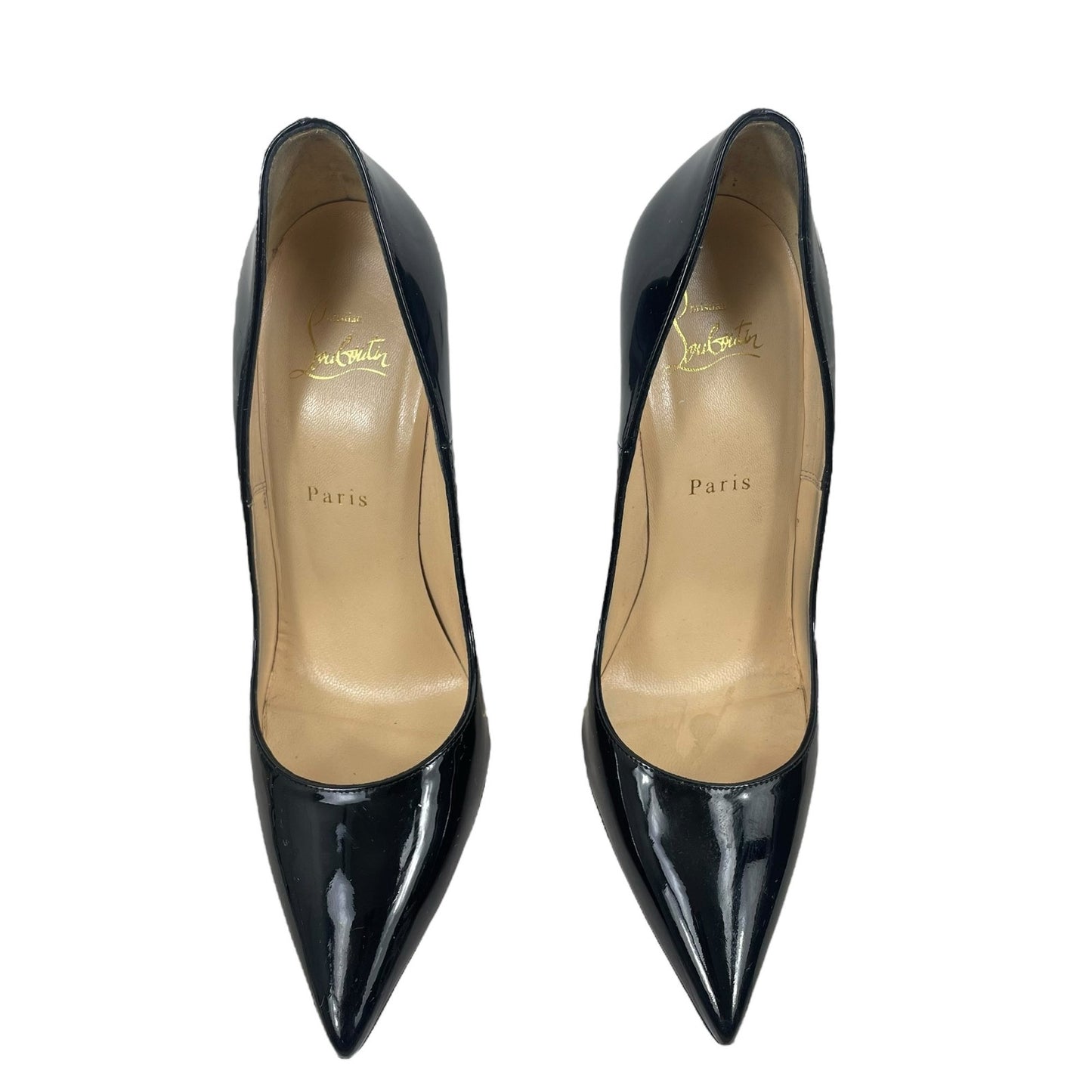 Christian Louboutin So Kate 120mm Patent Leather Pumps Black Size 39.5