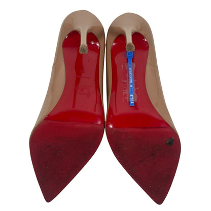 Christian Louboutin So Kate 120mm Patent Leather Pump Blush Size 39