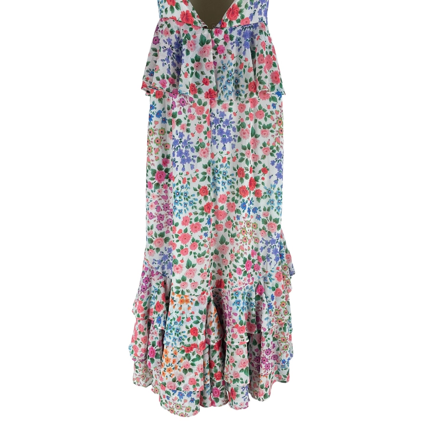 Yumi Kim Kaia Floral Printed Ruffle Maxi Dress Kingston Garden Size 2