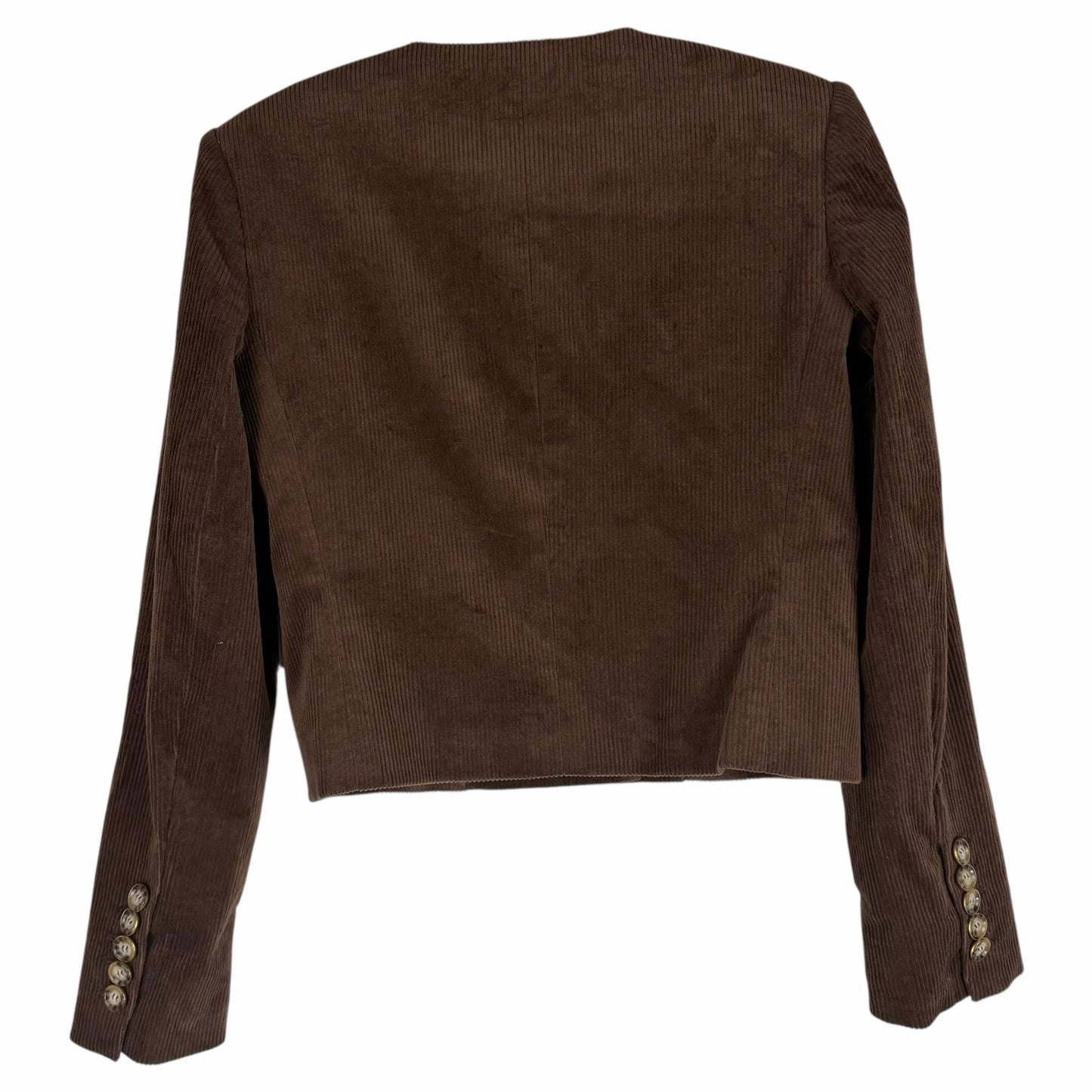 Veronica Beard Bentley Double Breasted Corduroy Jacket Brown Size 2