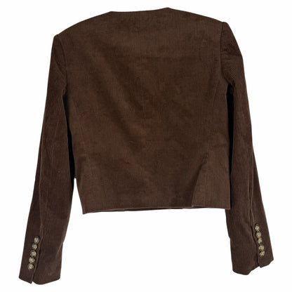 Veronica Beard Bentley Double Breasted Corduroy Jacket Brown Size 2