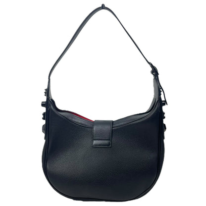 Christian Louboutin Carasky Small Empire Stud Leather Shoulder Bag Black