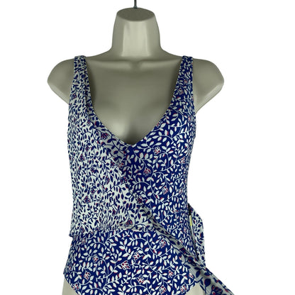 Summersalt The Perfect Wrap One Piece Swimsuit Floral Print Size 4