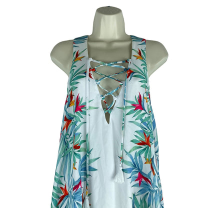 Show Me Your Mumu Daryn Palm Party Lace Up Mini Dress Size S