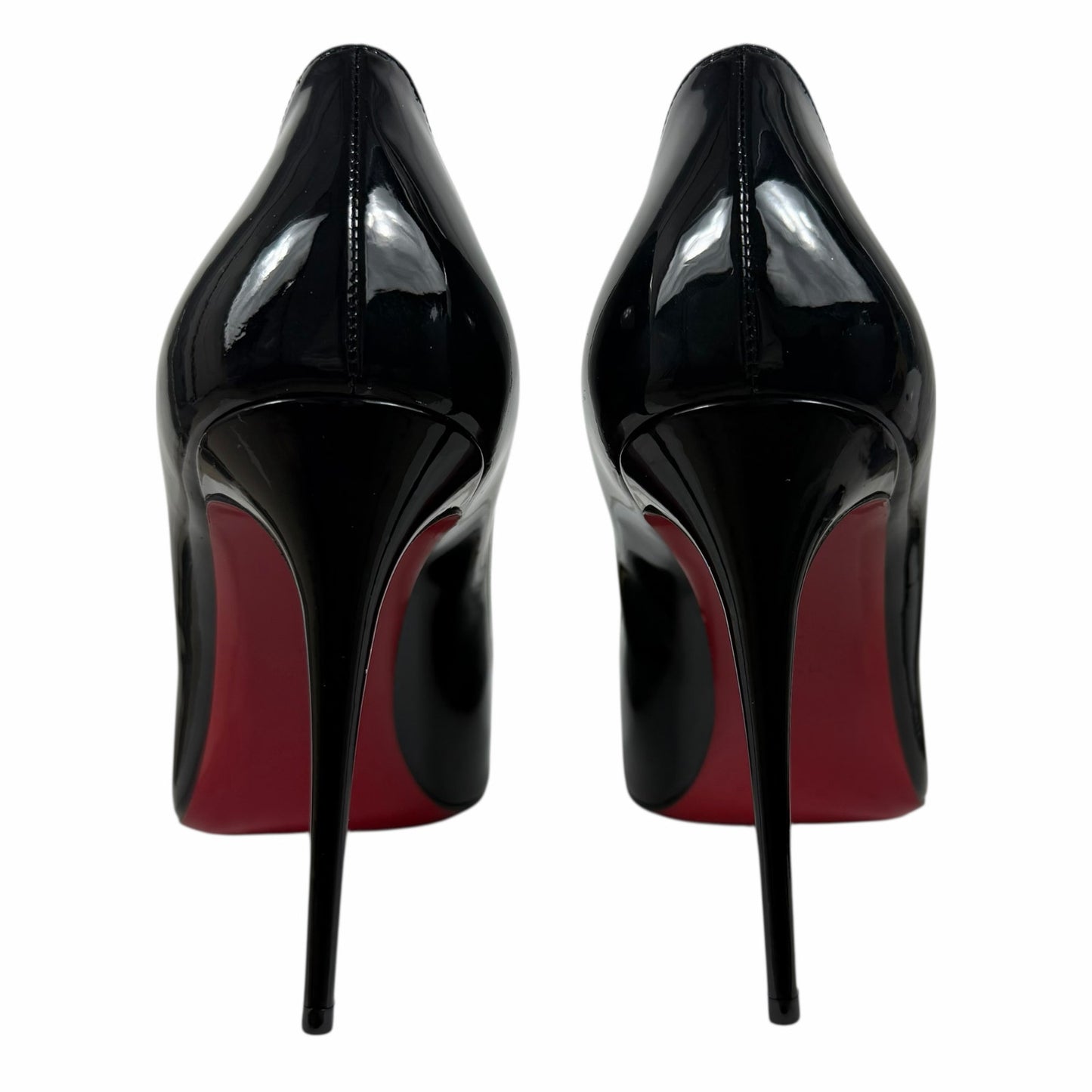 Christian Louboutin So Kate 120 Patent Leather Pump Black Size 41
