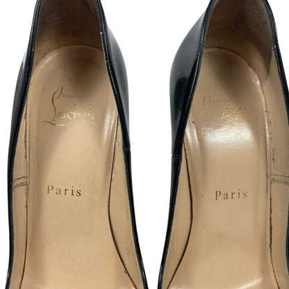 Christian Louboutin So Kate 120 Patent Leather Pumps Black Size 37