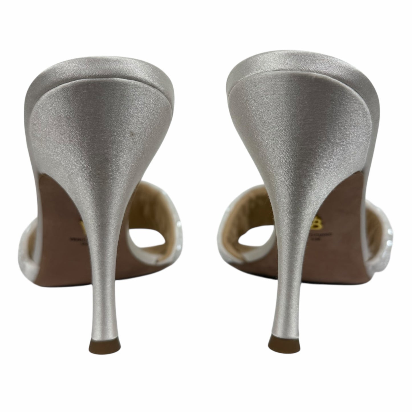 Veronica Beard Braxton Beaded Mule Sandal Coconut White Size 9M