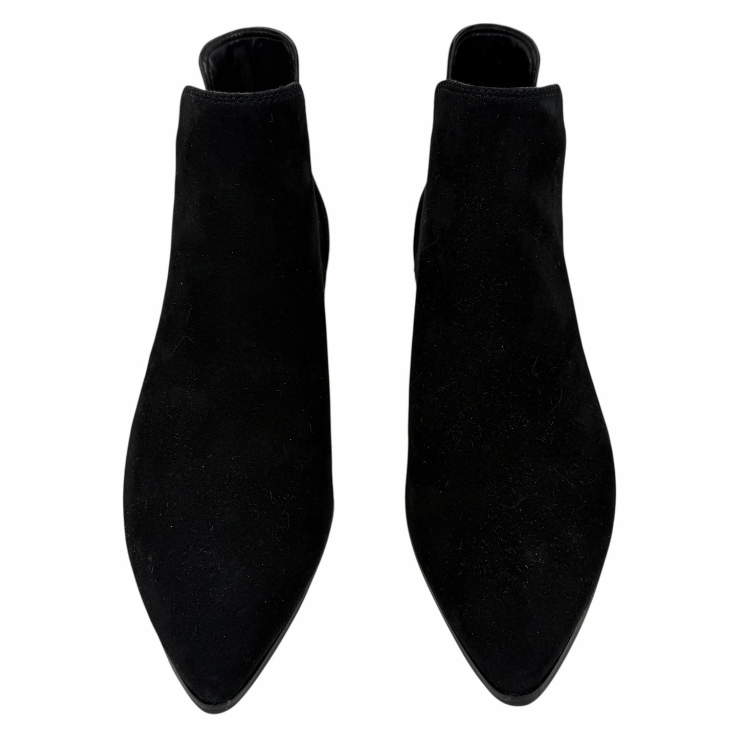 Cole Haan Hara Suede Pointed Toe Chelsea Ankle Boots Black Size 8B