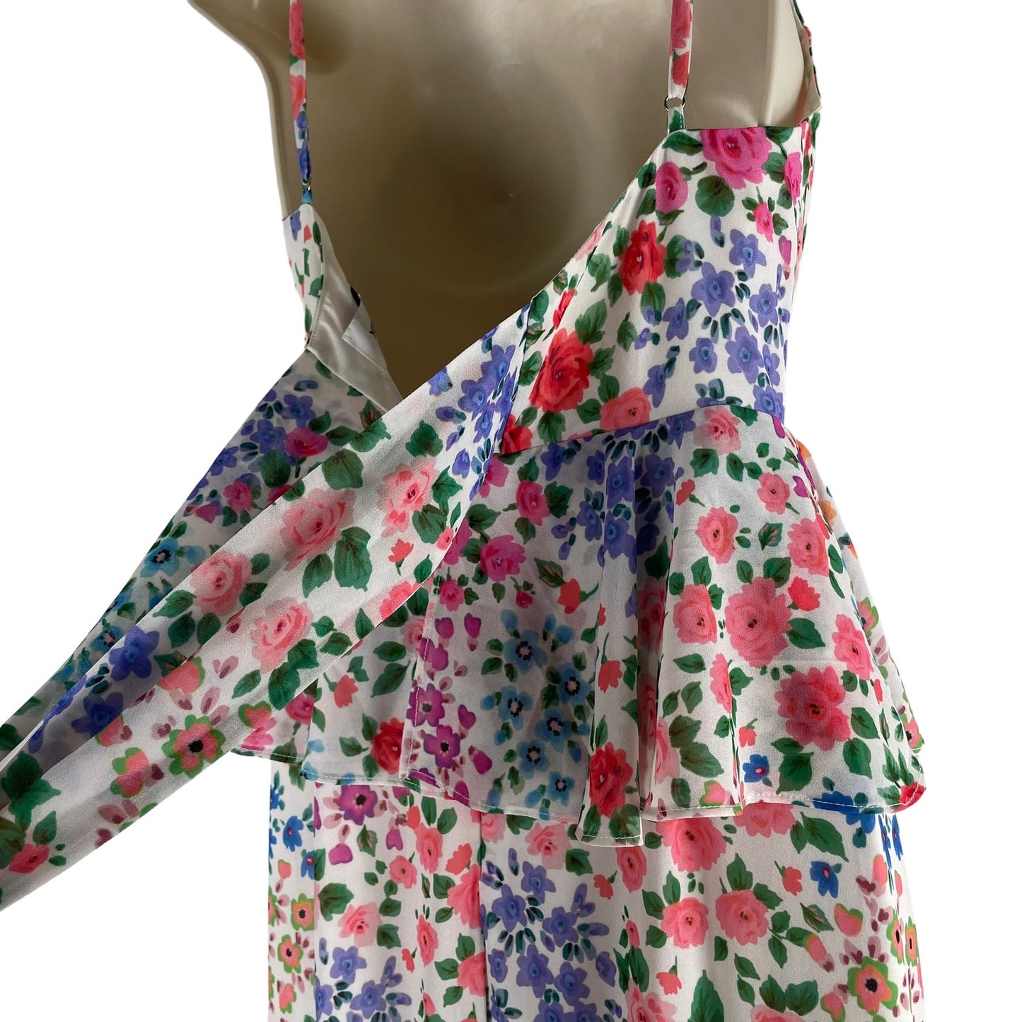 Yumi Kim Kaia Floral Printed Ruffle Maxi Dress Kingston Garden Size 2