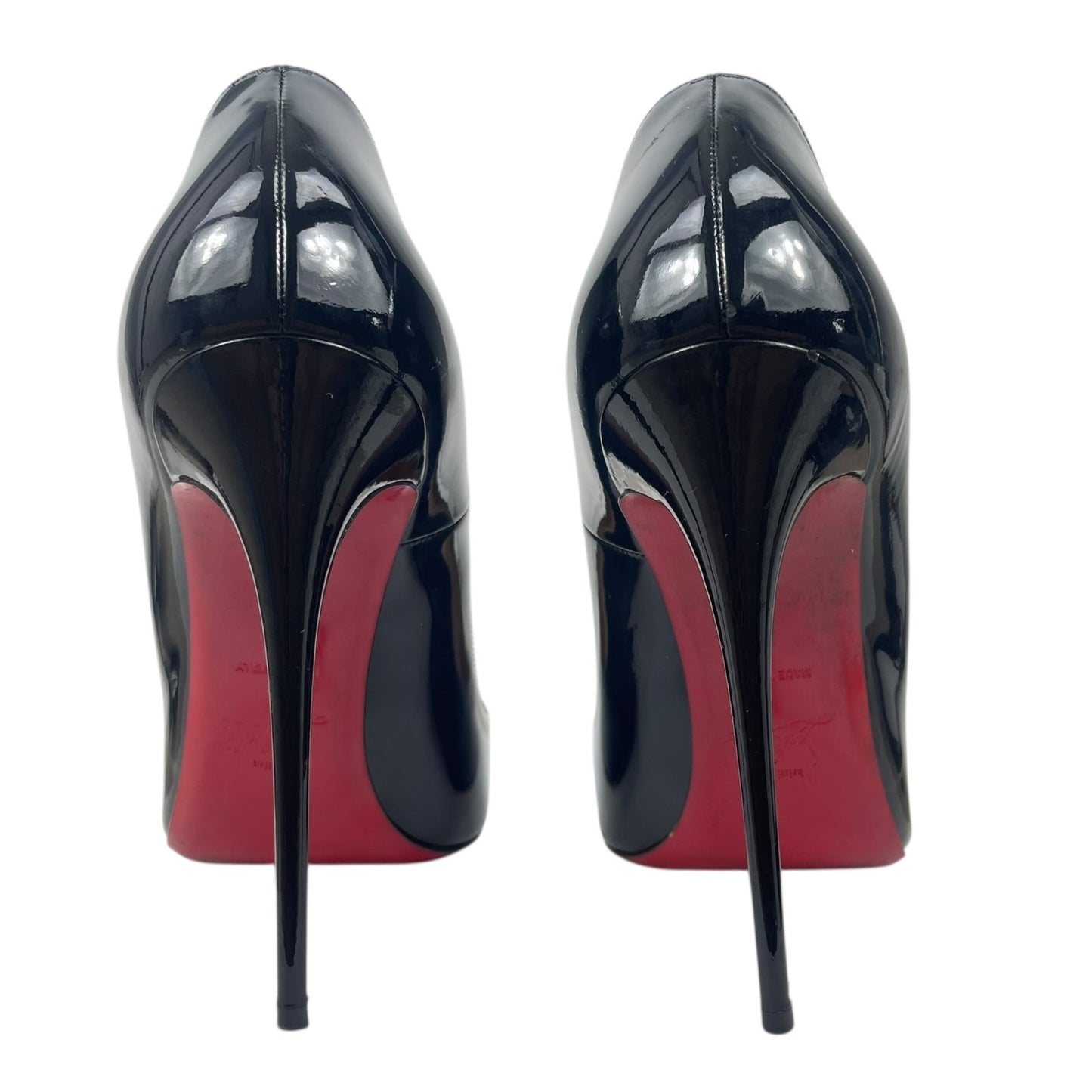 Christian Louboutin So Kate 120mm Patent Leather Pumps Black Size 41