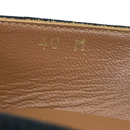 Margaux The Heel Pump in Black Suede Round Toe Block Heel Size 40M/ 9.5