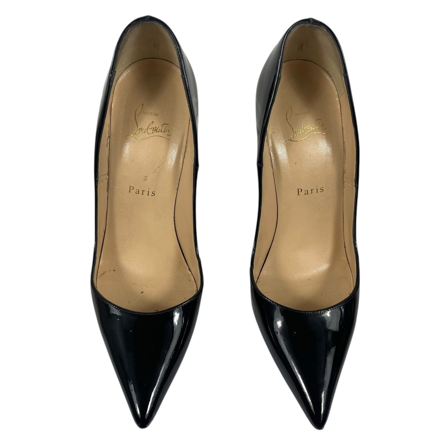 Christian Louboutin So Kate 120mm Patent Leather Pumps Black Size 39.5