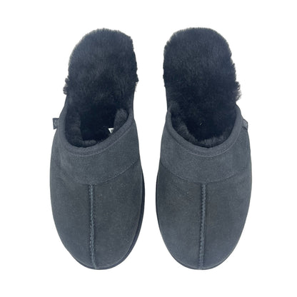 UGG Australia Leisure Slide Slippers Sheepskin Black Men Size 9