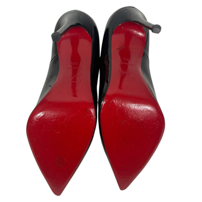Christian Louboutin So Kate 120mm Patent Leather Pumps Black Size 39.5