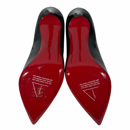Christian Louboutin So Kate 120 Patent Leather Pump Black Size 41