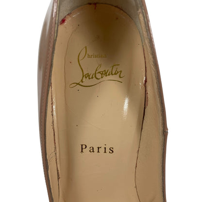 Christian Louboutin So Kate 120mm Patent Leather Pump Blush Size 39