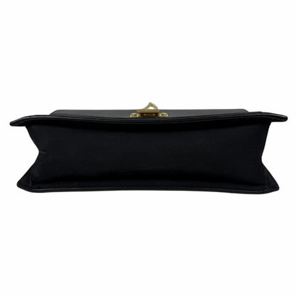 REISS Coleville Small Leather Crossbody Bag Convertible Shoulder Bag Black