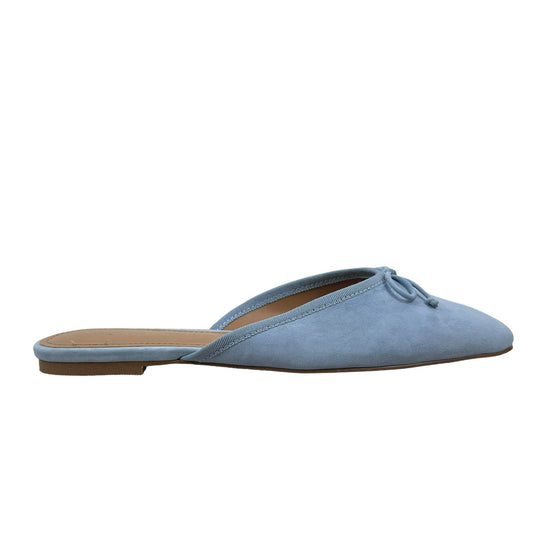 Who What Wear Cara Mule Ballet Flat Slide Light Blue Size 7.5