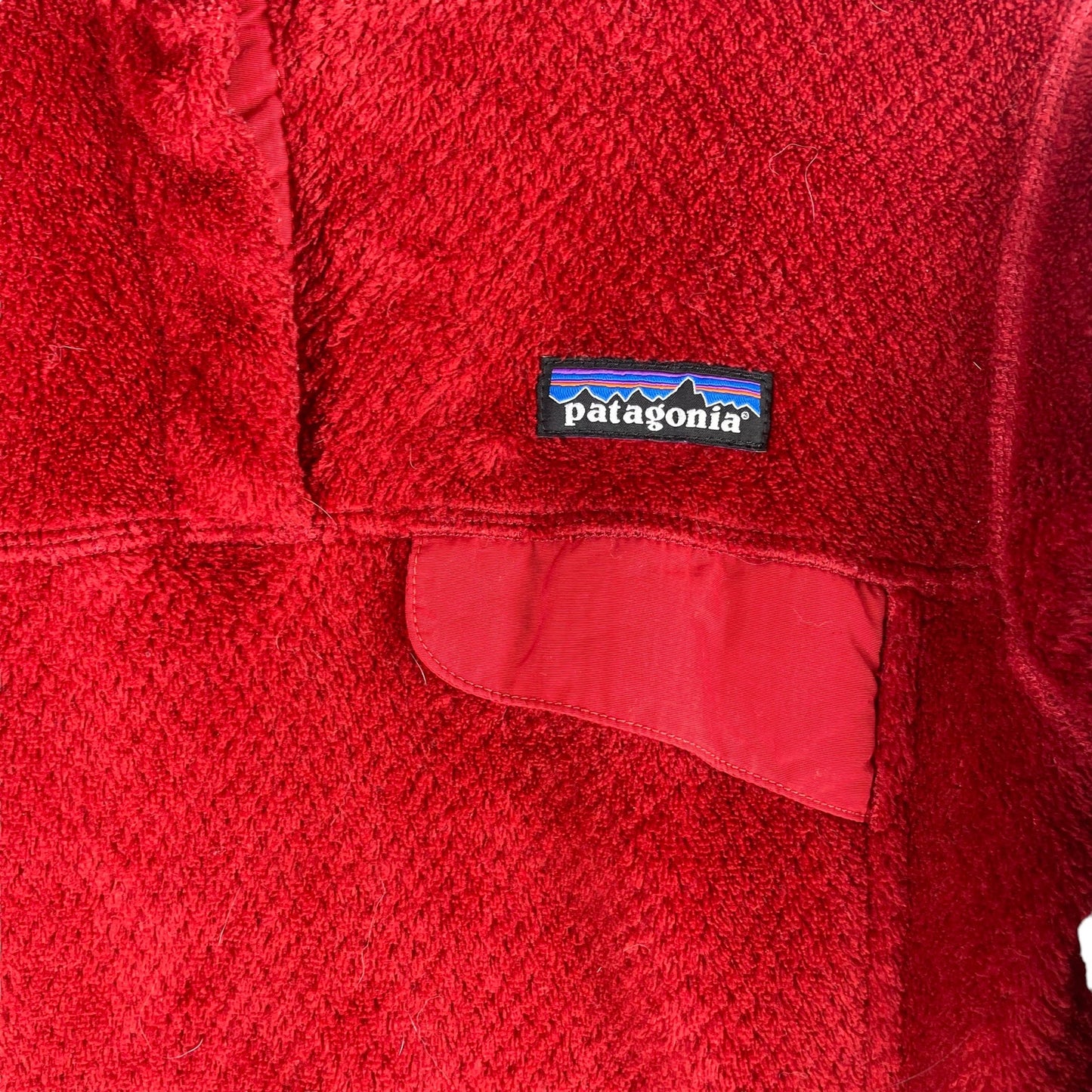 Patagonia Re-Tool Snap T Pullover Top Fleece Red Size S