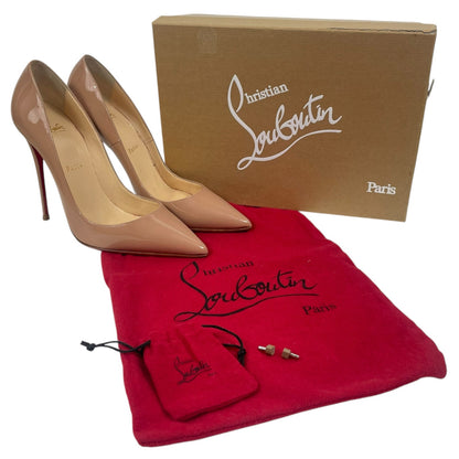 Christian Louboutin So Kate 120mm Patent Leather Pump Blush Size 39