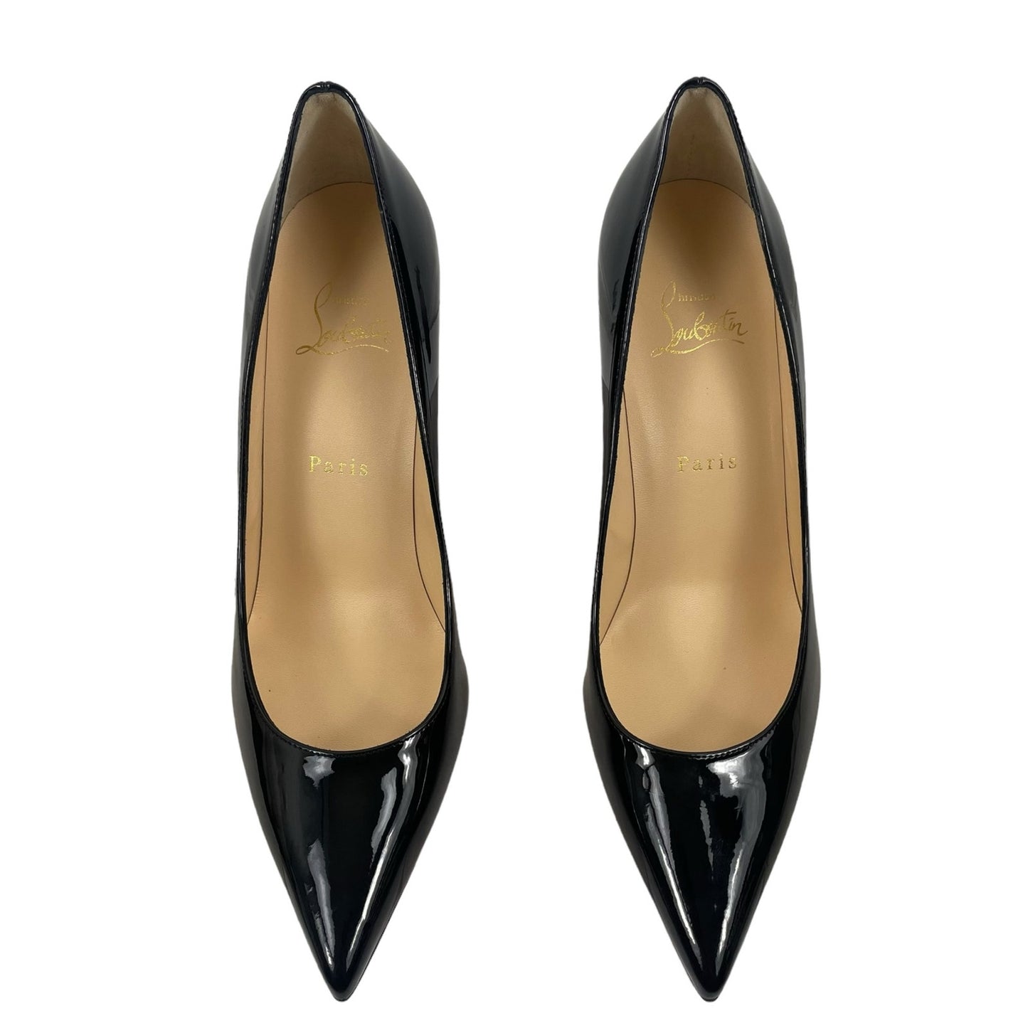 Christian Louboutin So Kate 85mm Patent Leather Pumps Black Size 38.5