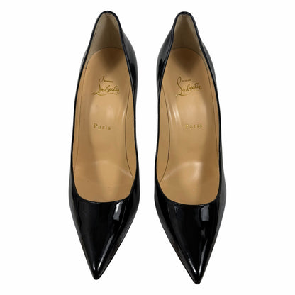 Christian Louboutin So Kate 120 Patent Leather Pump Black Size 41