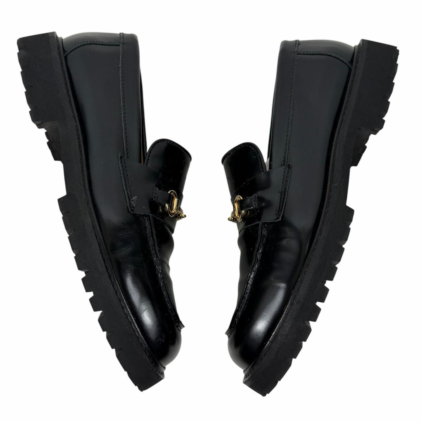 Thursday Boot Co. The Penny Loafer with Gold Horsebit Black Size 6.5