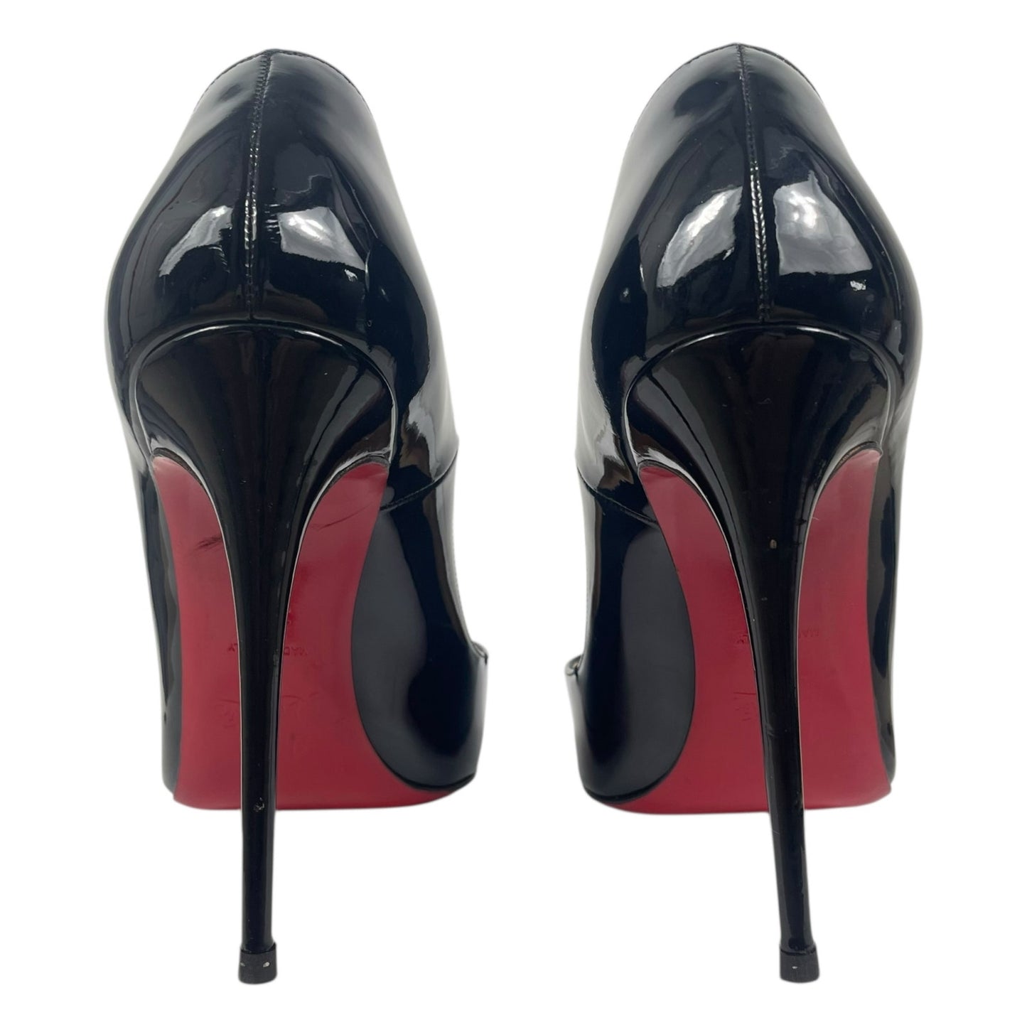 Christian Louboutin So Kate 120mm Patent Leather Pumps Black Size 39.5