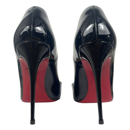 Christian Louboutin So Kate 120mm Patent Leather Pumps Black Size 39.5