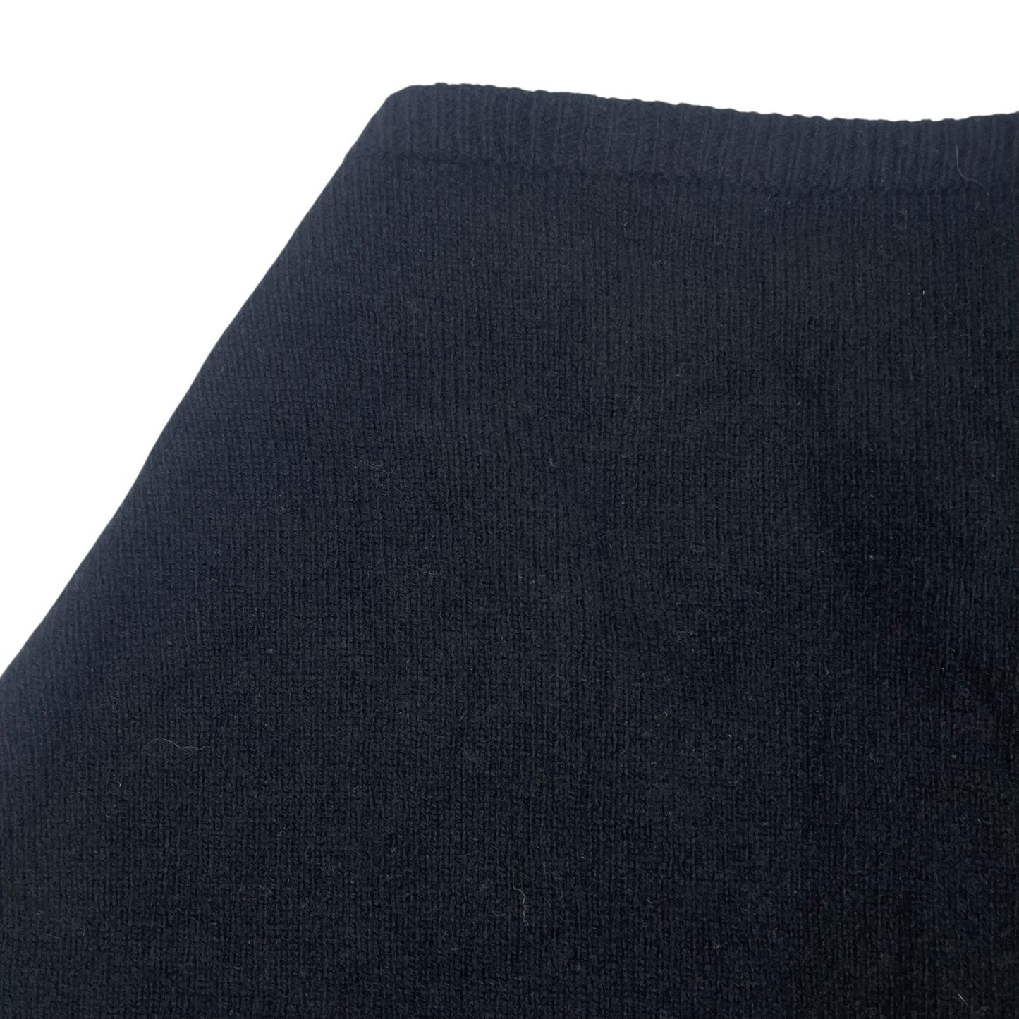 Toteme Triangle Wool & Cashmere Blend Scarf Wrap Black One Size