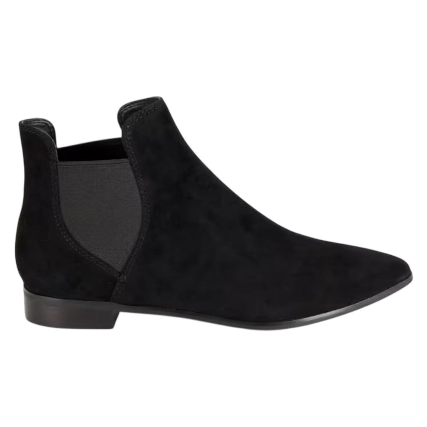 Cole Haan Hara Suede Pointed Toe Chelsea Ankle Boots Black Size 8B