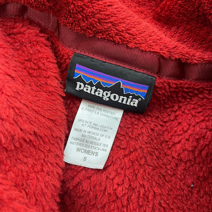 Patagonia Re-Tool Snap T Pullover Top Fleece Red Size S