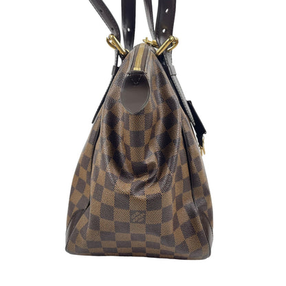 Louis Vuitton Damier Ebene Verona MM Shoulder Bag Brown