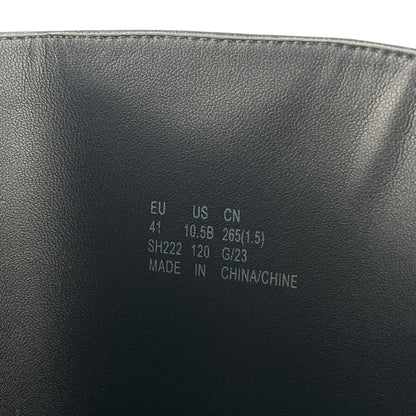 Stuart Weitzman Over the Knee Adrina City Boots Black Leather Size 10.5