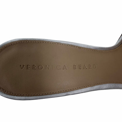 Veronica Beard Braxton Beaded Mule Sandal Coconut White Size 9M