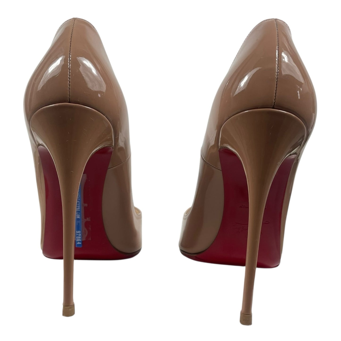 Christian Louboutin So Kate 120mm Patent Leather Pump Blush Size 39