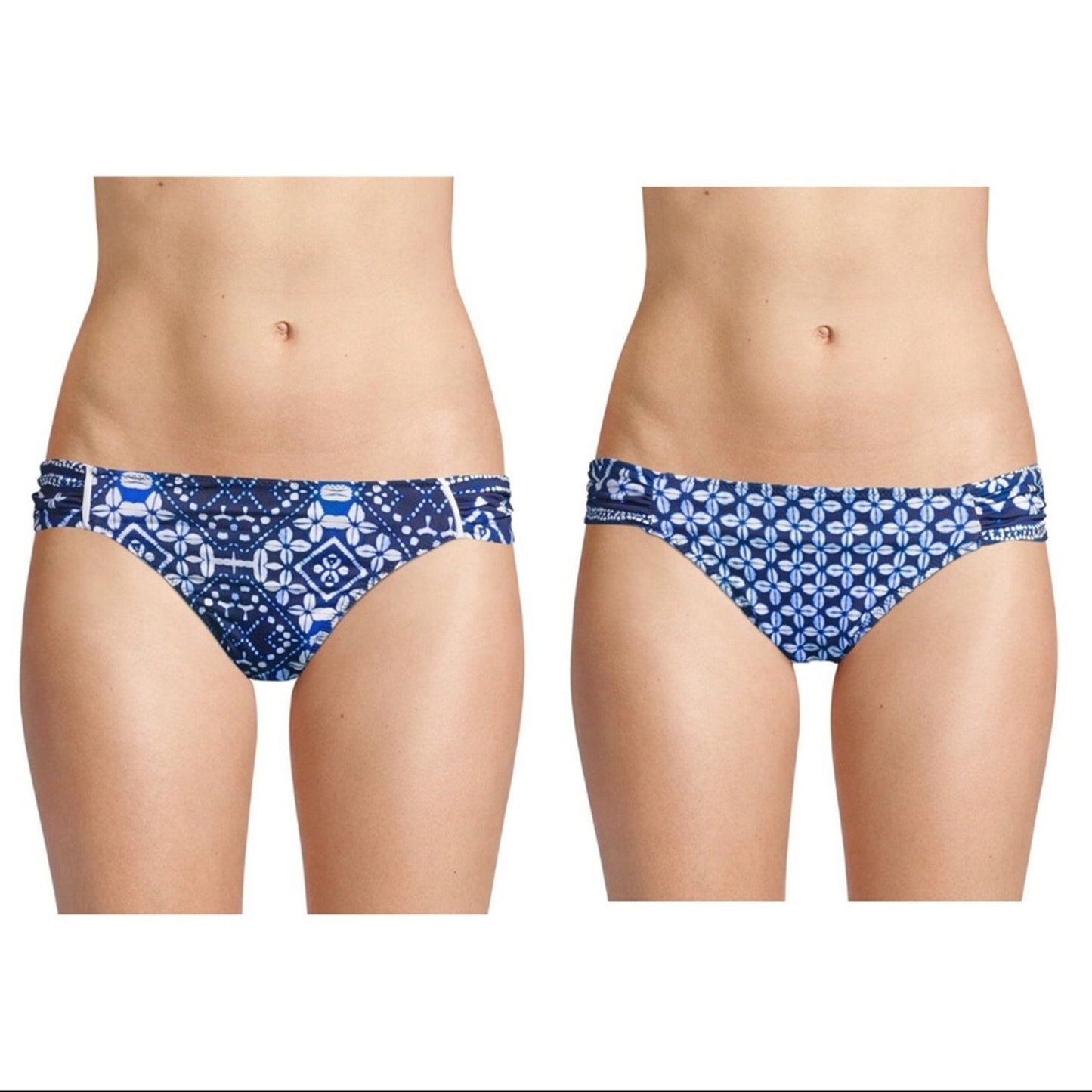 Tommy Bahama Cowrie Reversible Bikini Bottom Mare Blue Size XS